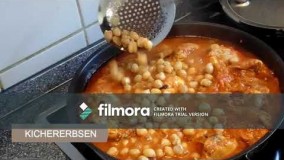 آشپزی ساده - گوشت مرغ با نخود