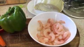 آشپزی رژیمی- سالاد میگو )قسمت ۸