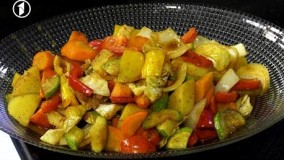 آشپزی  ایرانی-- - طرز تهیه سبزی میکس سرخ شده