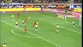 پرسپولیس 3 - 1 صنعت نفت آبادان هتریک کاظمیان