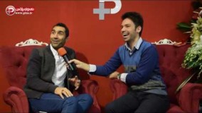 کمدین دوست داشتنی مهران مدیری/هادی کاظمی مهمان شبکه تی وی پلاس در نمایشگاه مطبوعات12