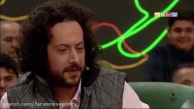 حضور سینا حجازی در خندوانه و خواندن آهنگ لیلا13