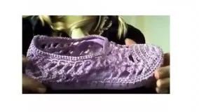 قلاب بافی کفش با کفی دمپائی لا انگشتی... Crochet shoes for adults