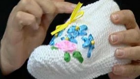 آموزش بافتنی- آموزش پاپوش ساده زمستانی