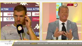 Intervista ed immagini eurogol Edin Dzeko post partita Torino-Roma 0-1