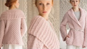 آموزش بافتنی-بافت ژاکت ژیبا