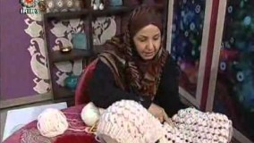 آموزش بافتنی-یک مدل کلاه زنانه - yek modele kolahe zanane