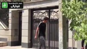 لحظه ورود مرتضی تبريزی به باشگاه استقلال تهران