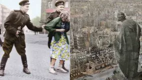 DRESDEN UND BERLIN 1945 rare color