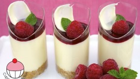 تهیه دسر-دسر شکلاتی و رزبری