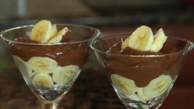 تهیه دسر-دسر شکلاتی و موز-پودینگ