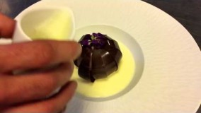 تهیه دسر-دسر شکلاتی-گل جادویی