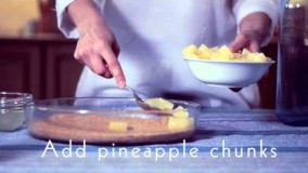 تهیه دسر-دسر آناناس-بسیار خوشمزه