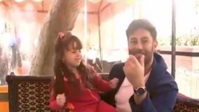دلبری دختر ۵ ساله از محمد رضا گلزار