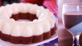 تهیه دسر-دسر شکلاتی و وانیلی-پودینگ