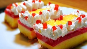 تهیه دسر-دسر آناناس با کاسترد