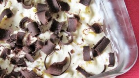 تهیه دسر-دسر آناناس-بیسکویت و پودینگ