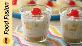 تهیه دسر-دسر آناناس