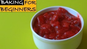 دسر خوشمزه-تهیه دسر توت فرنگی-سس توت فرنگی