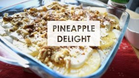 تهیه دسر-دسر آناناس 1