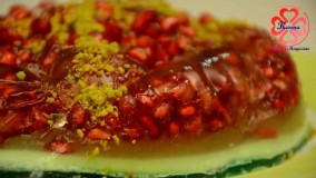 دسر خوشمزه-آموزش طرز تهیه ژله انار مخصوص