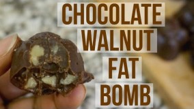 تهیه دسر-دسر شکلاتی و گردو