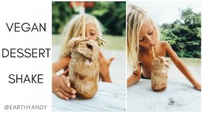 تهیه دسر-دسر شکلاتی-شیک گیاهی