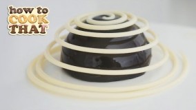 تهیه دسر-دسر شکلاتی-زیبا و شیک