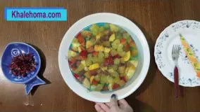 دسر خوشمزه-ژله میوه ای ساده و شیک
