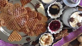 آشپزی مدرن-وافل وگان 