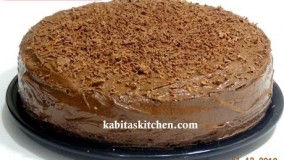پخت کیک-تهیه کیک شکلاتی با روکش شکلات