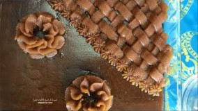 تزیین حلوا -دسر ایرانی