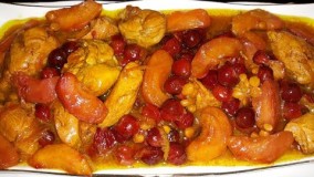 آشپزی ساده-آموزش خورشت قدیمی سیب آلبالو به همراه ترشی آلبالو 