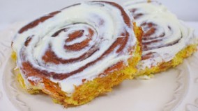 شیرینی پزی-آموزش رول دارچین- لذیذ و خوشمزه 2