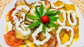 آموزش آشپزی- بانجان بورانى | بادنجان بورانى طرز تهيه بانجان