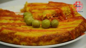 آشپزی ساده -طرز تهیه کوکو سیب زمینی شکم پر