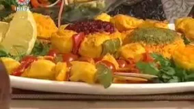 آشپزی ساده-جوجه کباب تابه ای با کته قالبی