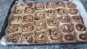 شیرینی پزی-آموزش رول دارچین-قسمت دوم