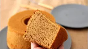 دسر-تهیه کیک قهوه لذیذ شیفون