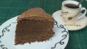 دسر-تهیه کیک قهوه لذیذ- خوشمزه