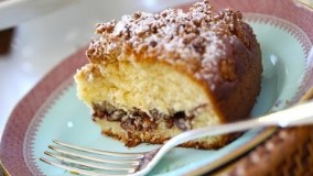 دسر-تهیه کیک قهوه لذیذ . خانگی