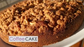 دسر-تهیه کیک قهوه لذیذ-خوشمزه و ساده