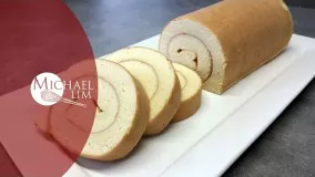 پخت کیک-تهیه رول سویسی