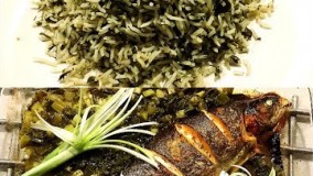 آشپزی ایرانی/ سبزی پلو با ماهی/ آسان