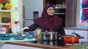 آشپزی ایرانی-شوید لوبیا پلو چشم بلبلی با ماهیپچه شیرازی