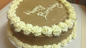 دسر-تهیه کیک قهوه و شکلات