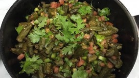 آشپزی ساده-سالاد بامیه