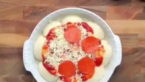 آشپزی مدرن-آشپزی پیتزا لقمه ای لذیذ