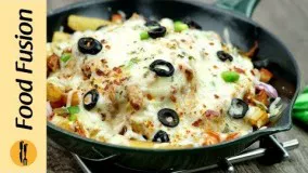 آشپزی با مرغ- تهیه پیتزا مرغ
