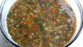 تهیه سوپ- سوپ ترکاری